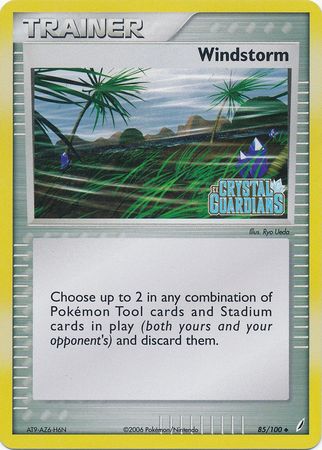 Windstorm (85/100) (Stamped) [EX: Crystal Guardians] Pokémon