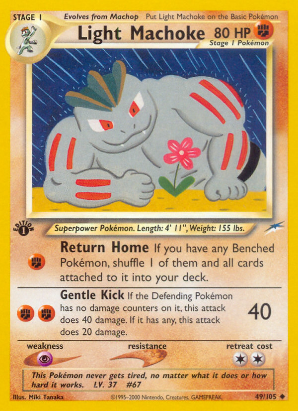 Light Machoke (49/105) [Neo Destiny 1st Edition] Pokémon