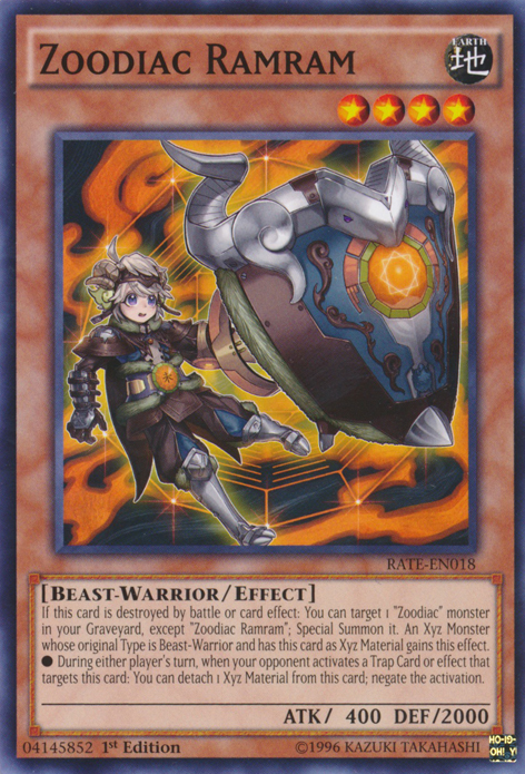 Zoodiac Ramram [RATE-EN018] Common Yu-Gi-Oh!