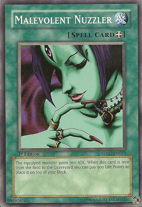 Malevolent Nuzzler [SDSC-EN023] Common Yu-Gi-Oh!