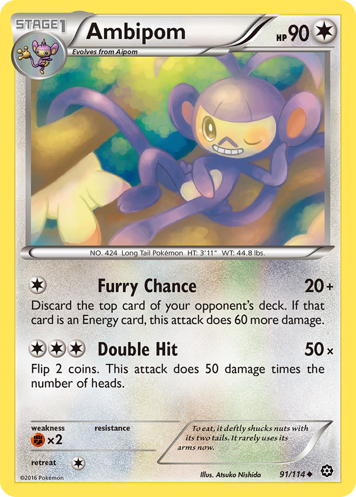 Ambipom (91/114) [XY: Steam Siege] Pokémon