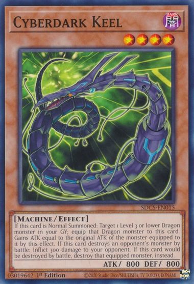 Cyberdark Keel [SDCS-EN015] Common Yu-Gi-Oh!