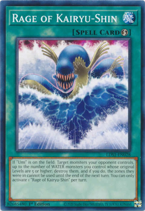 Rage of Kairyu-Shin [LDS1-EN028] Common Yu-Gi-Oh!