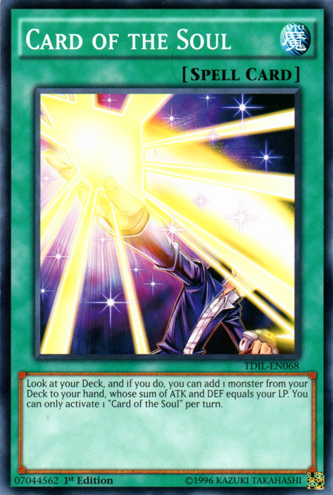 Card of the Soul [TDIL-EN068] Common Yu-Gi-Oh!