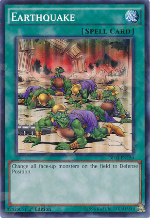 Earthquake [BP03-EN150] Shatterfoil Rare Yu-Gi-Oh!