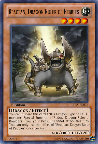 Reactan, Dragon Ruler of Pebbles [LTGY-EN095] Common Yu-Gi-Oh!