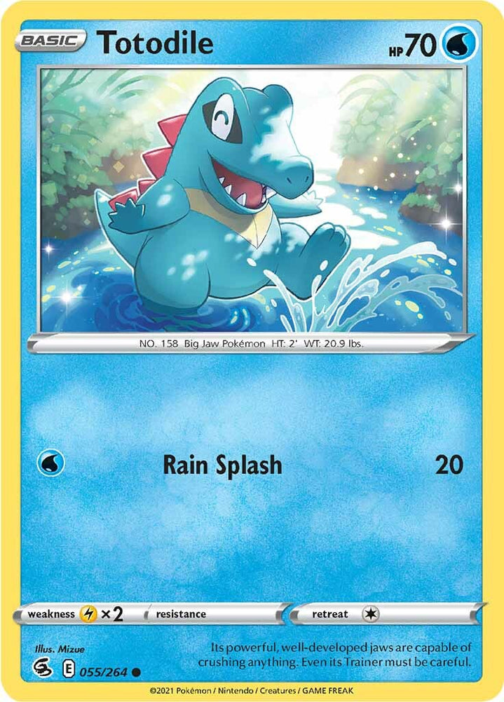 Totodile (055/264) [Sword & Shield: Fusion Strike] Pokémon