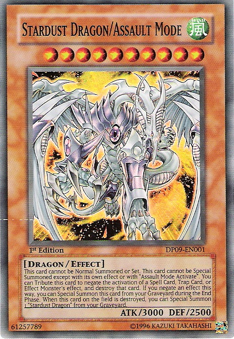Stardust Dragon/Assault Mode [DP09-EN001] Super Rare Yu-Gi-Oh!