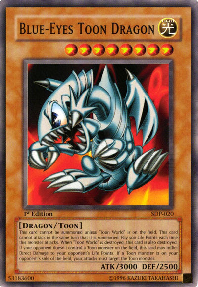 Blue-Eyes Toon Dragon [SDP-020] Common Yu-Gi-Oh!