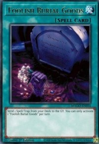 Foolish Burial Goods [MAGO-EN054] Rare Yu-Gi-Oh!