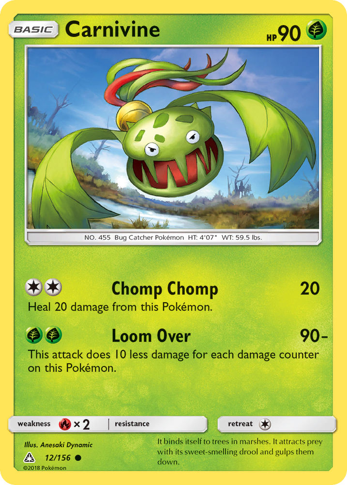 Carnivine (12/156) [Sun & Moon: Ultra Prism] Pokémon