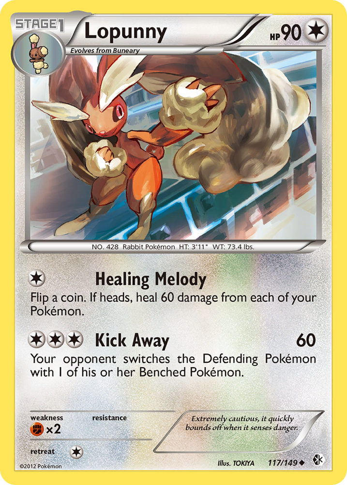 Lopunny (117/149) [Black & White: Boundaries Crossed] Pokémon