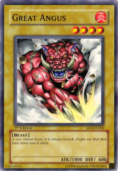 Great Angus [SD3-EN002] Common Yu-Gi-Oh!