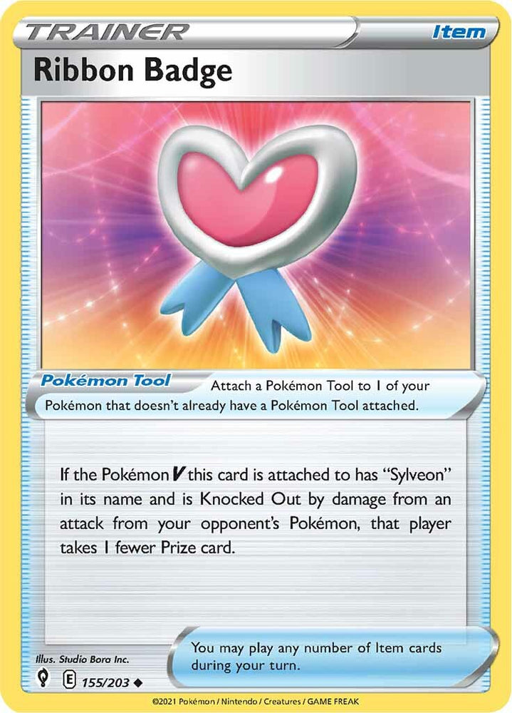 Ribbon Badge (155/203) [Sword & Shield: Evolving Skies] Pokémon
