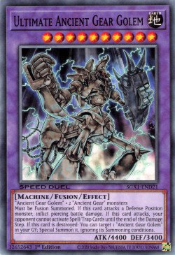Ultimate Ancient Gear Golem [SGX1-END21] Common Yu-Gi-Oh!