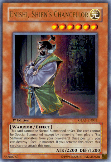 Enishi, Shien's Chancellor [GLAS-EN032] Ultra Rare Yu-Gi-Oh!