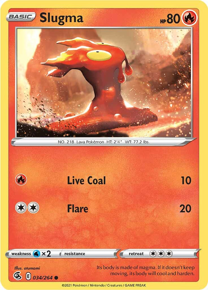Slugma (034/264) [Sword & Shield: Fusion Strike] Pokémon