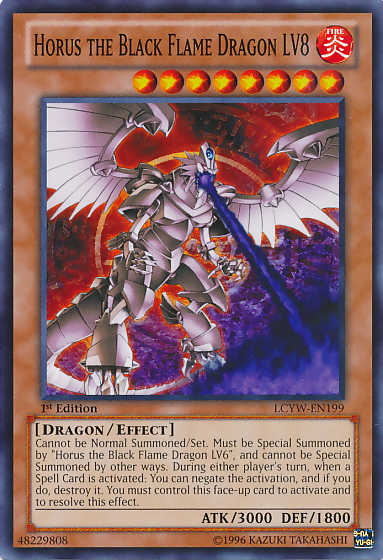 Horus the Black Flame Dragon LV8 [LCYW-EN199] Common Yu-Gi-Oh!