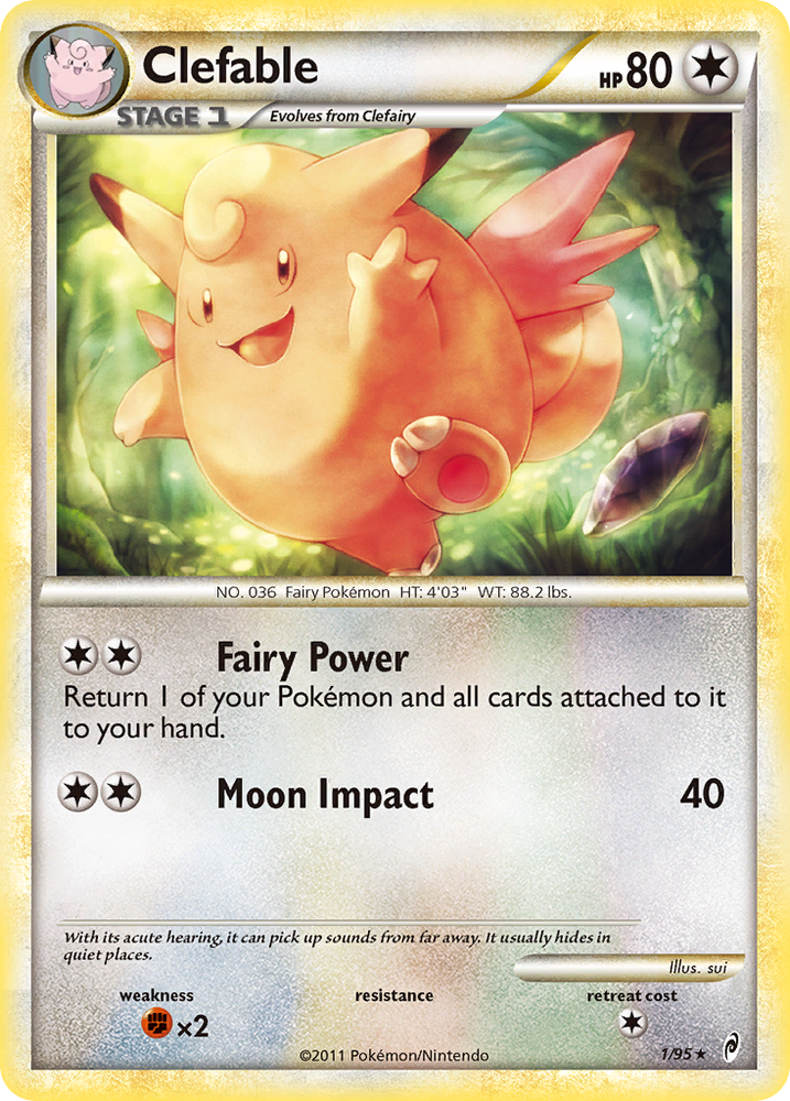 Clefable (1/95) [HeartGold & SoulSilver: Call of Legends] Pokémon