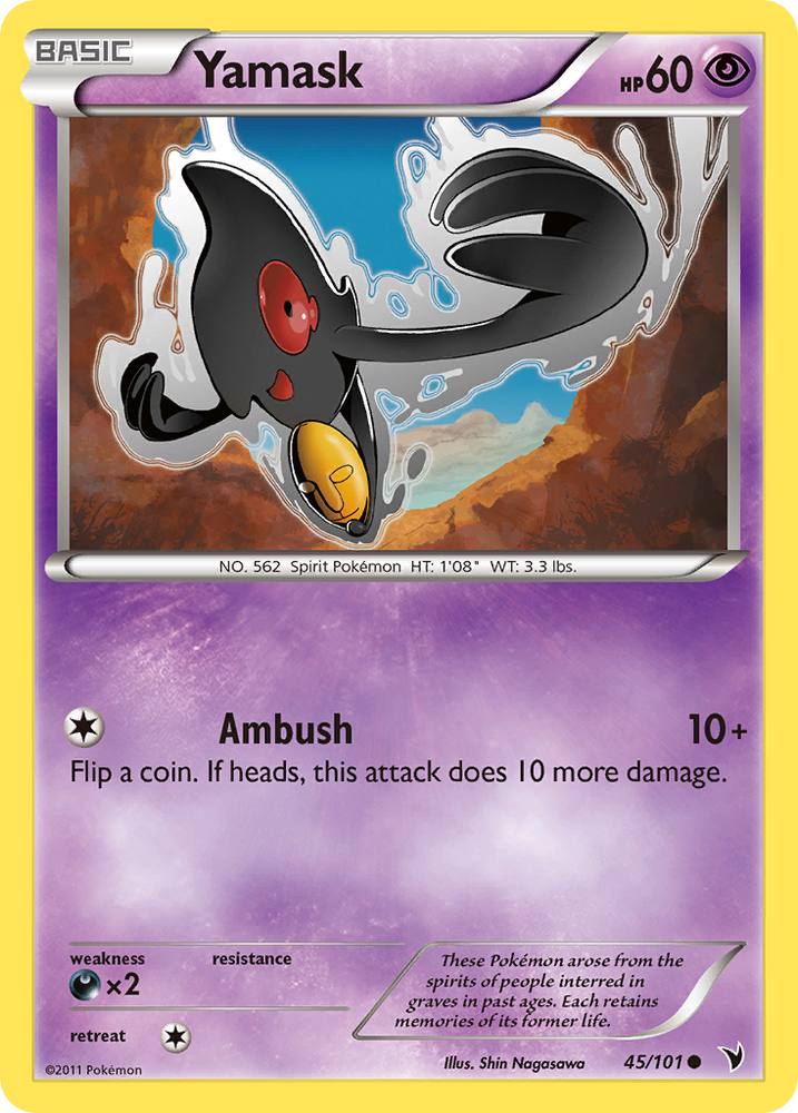 Yamask (45/101) [Black & White: Noble Victories] Pokémon