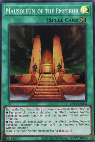 Mausoleum of the Emperor [OP16-EN006] Super Rare Yu-Gi-Oh!