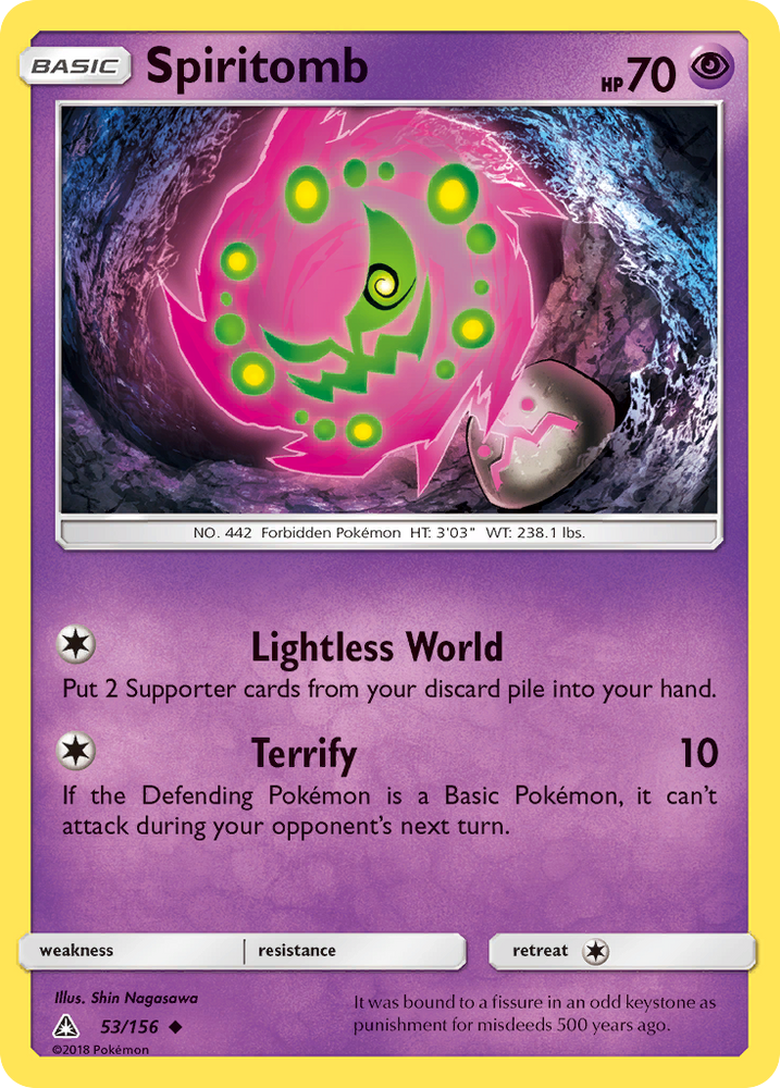 Spiritomb (53/156) [Sun & Moon: Ultra Prism] Pokémon