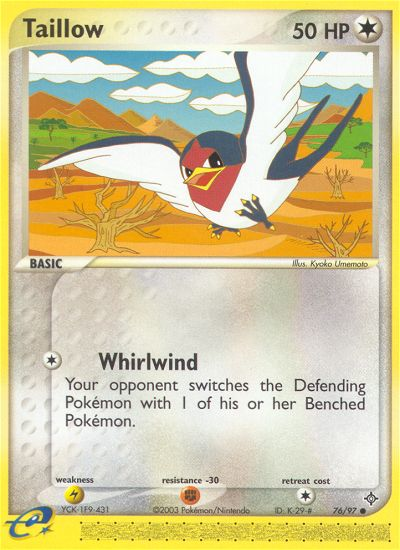 Taillow (76/97) [EX: Dragon] Pokémon