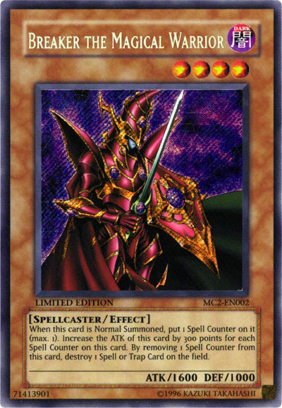 Breaker the Magical Warrior [MC2-EN002] Secret Rare Yu-Gi-Oh!