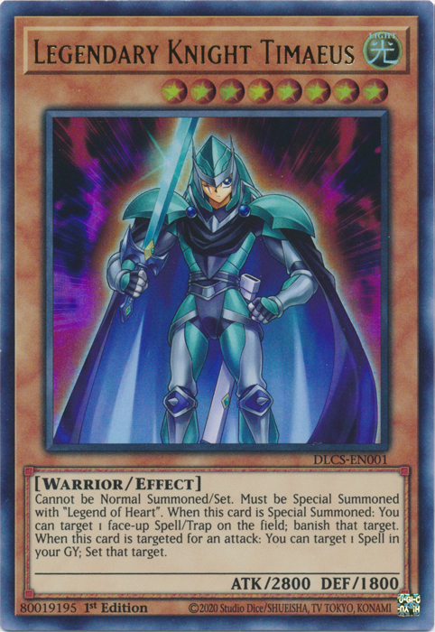 Legendary Knight Timaeus [DLCS-EN001] Ultra Rare Yu-Gi-Oh!