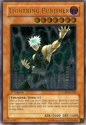 Lightning Punisher [CDIP-EN026] Ultimate Rare Yu-Gi-Oh!
