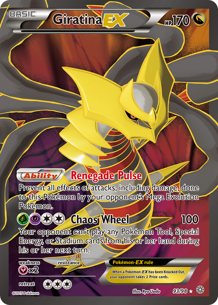 Giratina EX (93/98) [XY: Ancient Origins] Pokémon