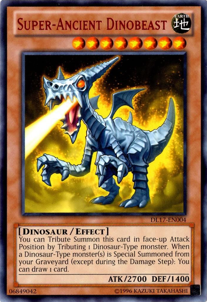Super-Ancient Dinobeast (Red) [DL17-EN004] Rare Yu-Gi-Oh!