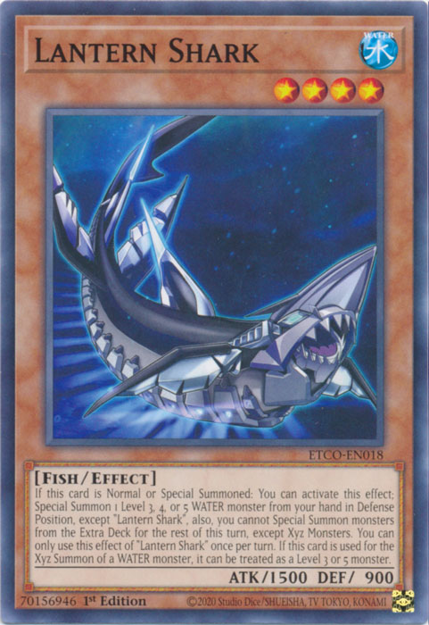 Lantern Shark [ETCO-EN018] Common Yu-Gi-Oh!