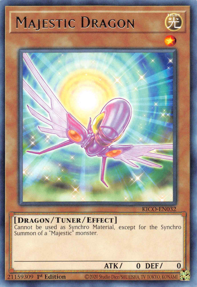 Majestic Dragon [KICO-EN032] Rare Yu-Gi-Oh!