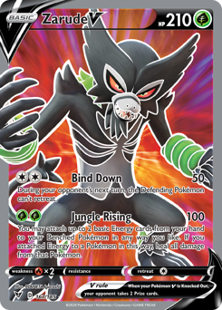 Zarude V (167/185) [Sword & Shield: Vivid Voltage] Pokémon