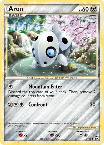 Aron (56/102) [HeartGold & SoulSilver: Triumphant] Pokémon