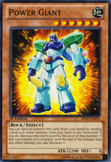 Power Giant [BP02-EN091] Mosaic Rare Yu-Gi-Oh!