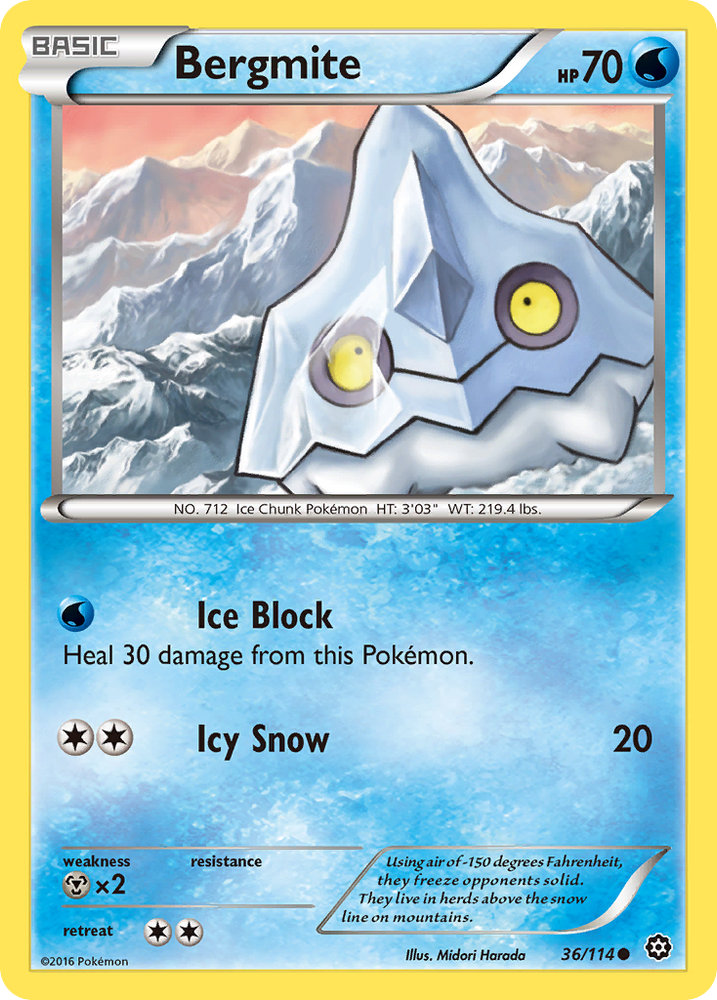 Bergmite (36/114) [XY: Steam Siege] Pokémon