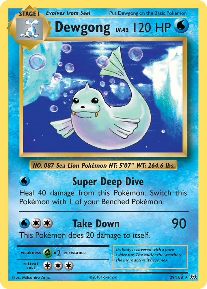 Dewgong (29/108) [XY: Evolutions] Pokémon