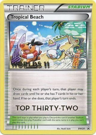 Tropical Beach (BW28) (Top 32) [Black & White: Black Star Promos] Pokémon