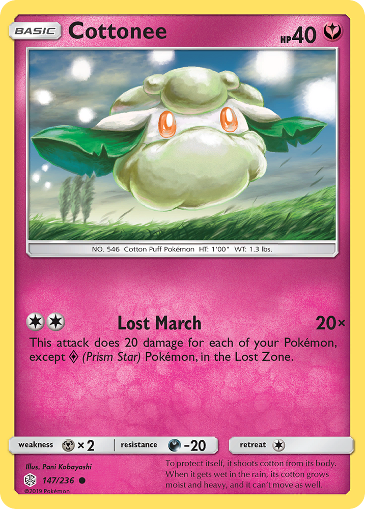 Cottonee (147/236) [Sun & Moon: Cosmic Eclipse] Pokémon