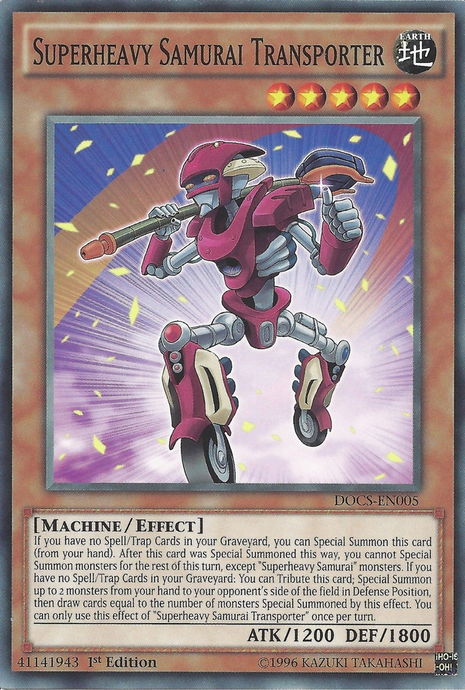 Superheavy Samurai Transporter [DOCS-EN005] Common Yu-Gi-Oh!