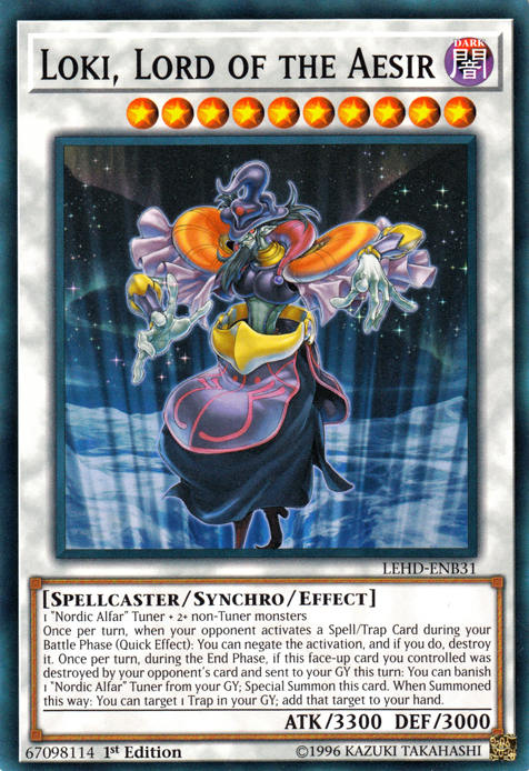 Loki, Lord of the Aesir [LEHD-ENB31] Common Yu-Gi-Oh!