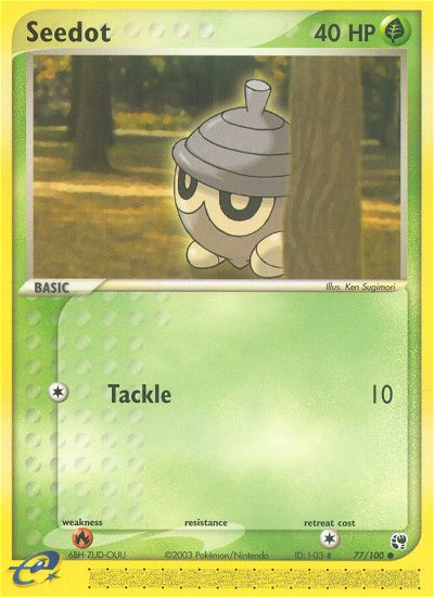 Seedot (77/100) [EX: Sandstorm] Pokémon