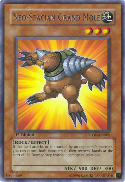 Neo-Spacian Grand Mole [STON-EN005] Rare Yu-Gi-Oh!