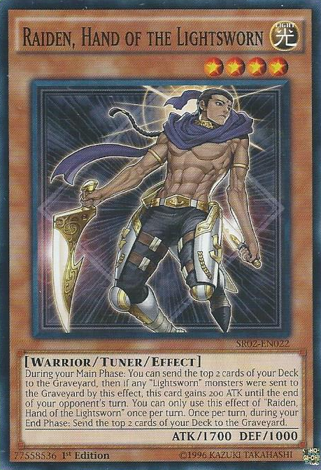 Raiden, Hand of the Lightsworn [SR02-EN022] Common Yu-Gi-Oh!