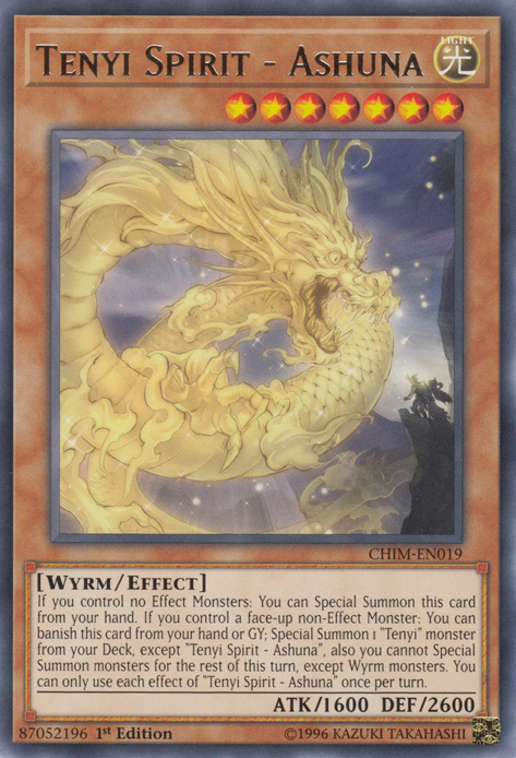 Tenyi Spirit - Ashuna [CHIM-EN019] Rare Yu-Gi-Oh!
