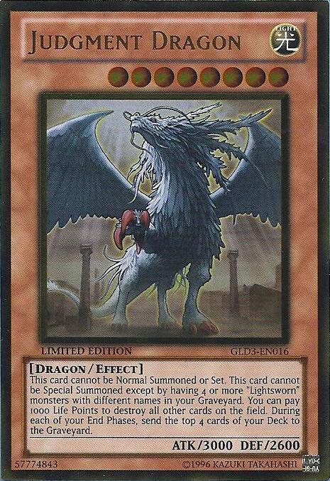 Judgment Dragon [GLD3-EN016] Gold Rare Yu-Gi-Oh!