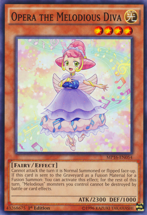 Opera the Melodious Diva [MP16-EN054] Common Yu-Gi-Oh!