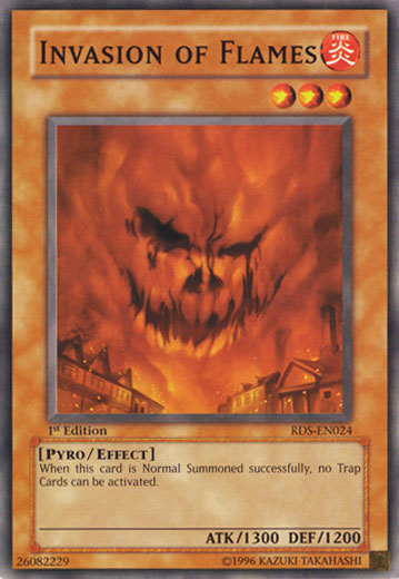 Invasion of Flames [RDS-EN024] Common Yu-Gi-Oh!